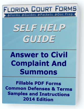 Answer to Civil Summons & Complaint in Florida