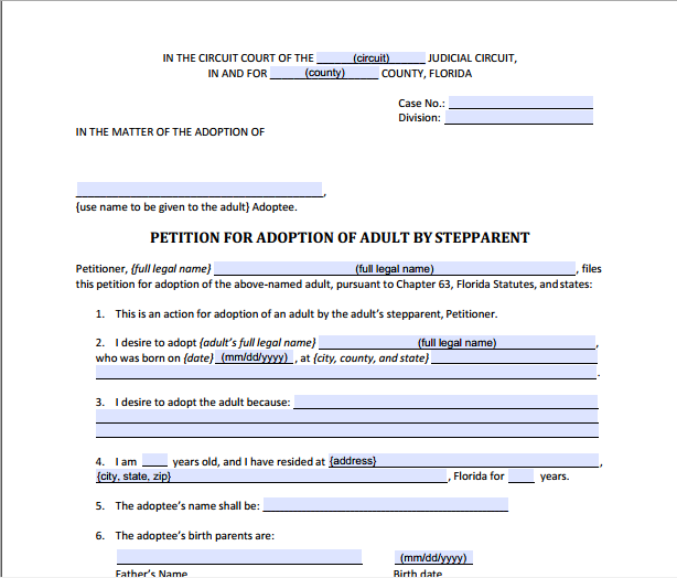 Adoption Papers
